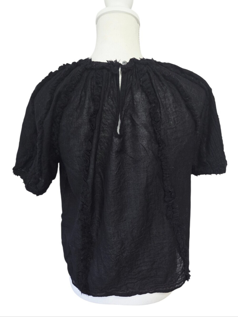 Ulla Johnson Gracelle Top Black Size 4 - Picture 7 of 10